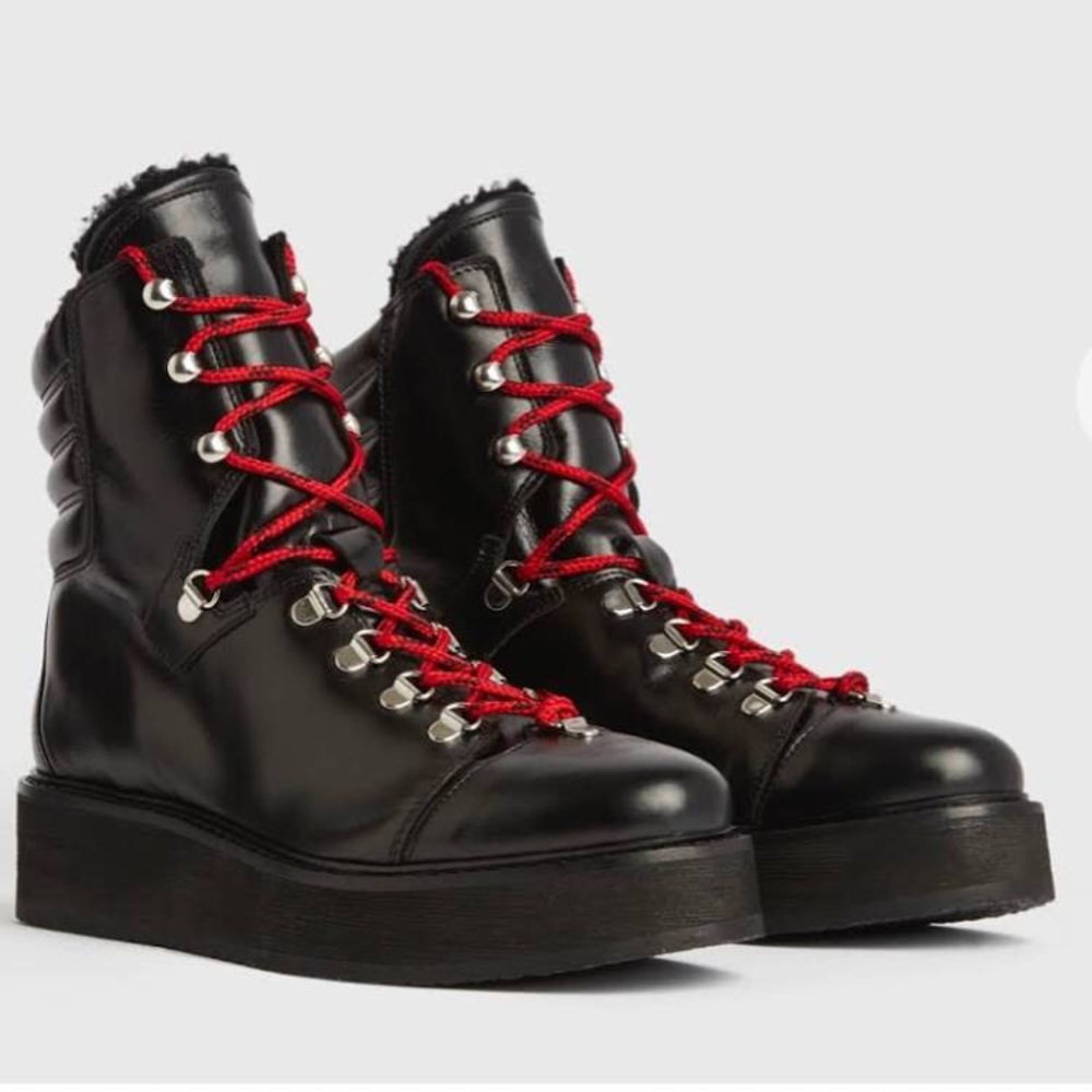 All saints Fae shearling boots